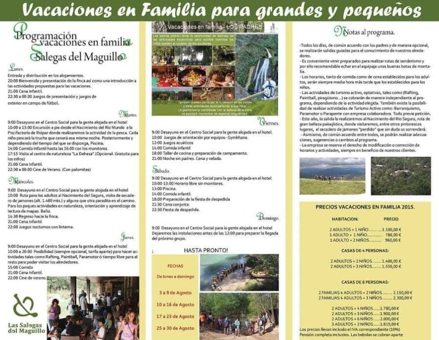Programa vacacional